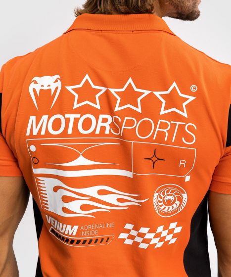 VENUM Motorsport男士Polo衫 - 橘黄色
