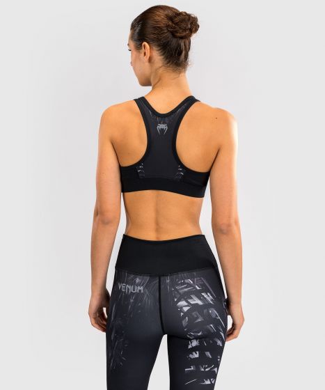 VENUM Tiger 女士运动内衣 - 黑/银色