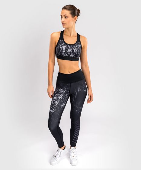 VENUM Tiger 女士运动内衣 - 黑/银色