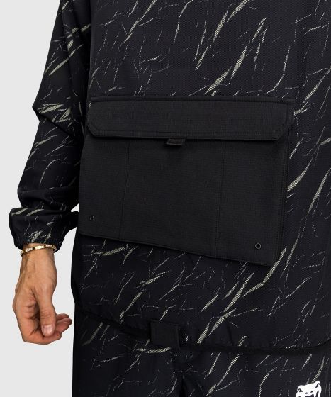 VENUM Trooper 男士半拉链夹克 - 黑/石沙色