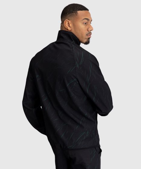 VENUM Trooper 男士半拉链夹克 - 黑/森林绿色