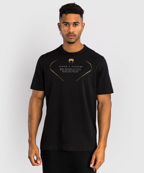 VENUM x Tekken 8 - Marshall Law男士T恤 - 黑/金/红色
