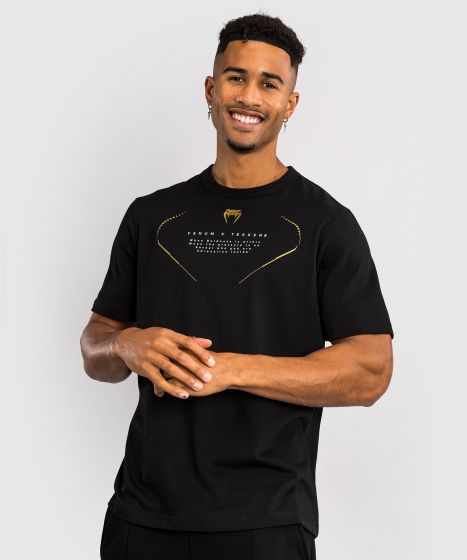 VENUM x Tekken 8 - Marshall Law男士T恤 - 黑/金/红色