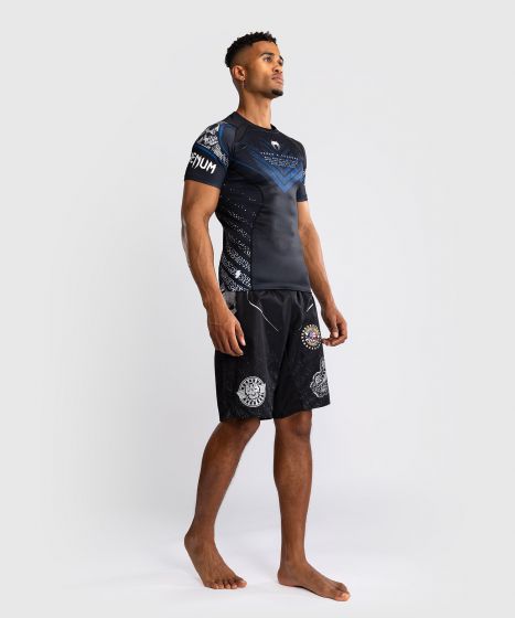 VENUM x Tekken 8 - Paul Phoenix男士短袖紧身衣 - 黑/白色