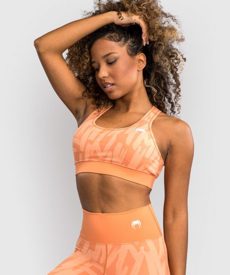 VENUM Graffiti 女士运动内衣 - 绒杏色