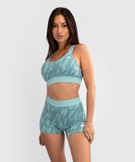 VENUM Graffiti 女士运动内衣 - 湖绿色