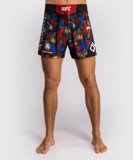 UFC Unrivaled | VENUM Charles Oliveira 格斗短裤 - 蓝/红/金色
