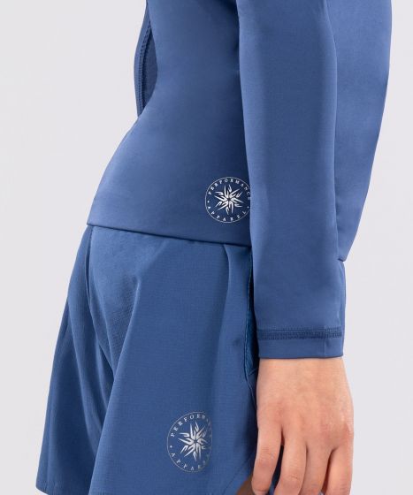 VENUM Contender 儿童长袖紧身衣 - 宝蓝色