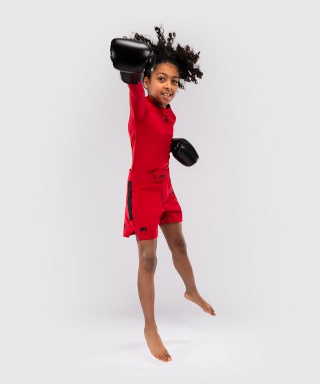 VENUM Light 儿童格斗短裤 - 樱桃红色