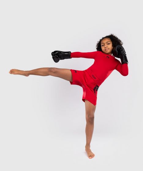 VENUM Light 儿童格斗短裤 - 樱桃红色