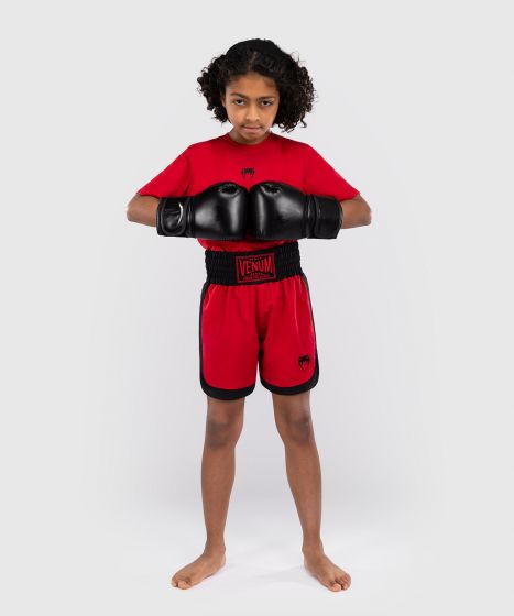 VENUM Classic 儿童拳击短裤 - 樱桃红色