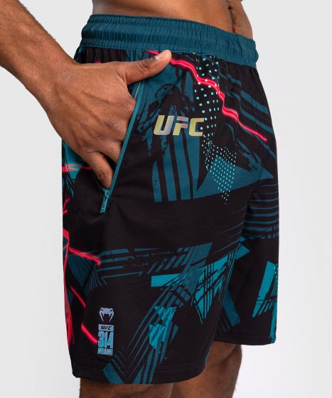 UFC Fusion | VENUM Miami Edition 格斗周 男士训练短裤 - 黑色