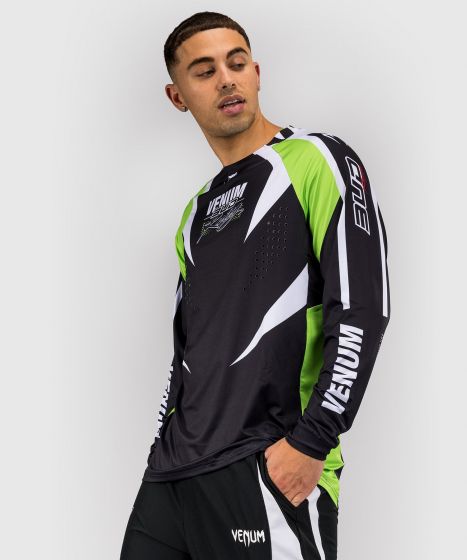 VENUM × Bud Racing男士速干T恤 - 黑/白/青柠绿色