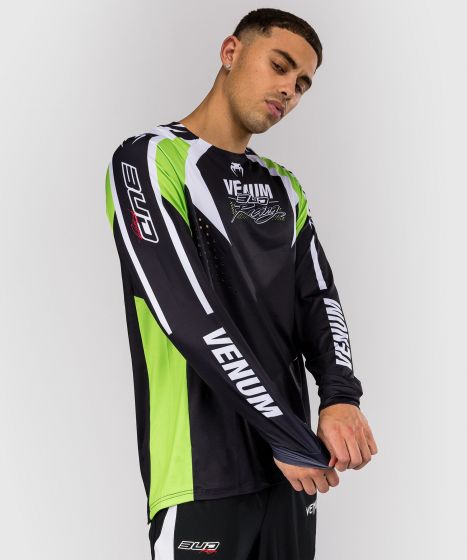 VENUM × Bud Racing男士速干T恤 - 黑/白/青柠绿色