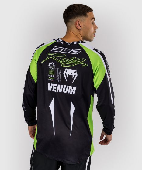 VENUM × Bud Racing男士速干T恤 - 黑/白/青柠绿色