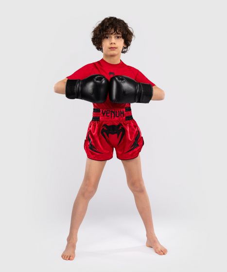 VENUM Inferno儿童泰拳短裤 - 樱桃红色