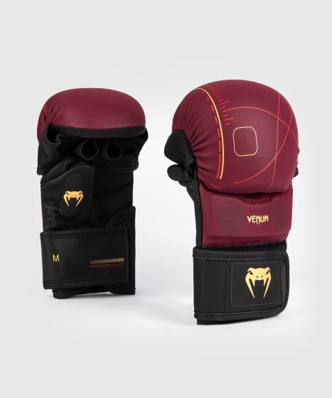 VENUM Tactical XT 格斗手套 - 黑/酒红/金色