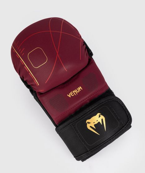 VENUM Tactical XT 格斗手套 - 黑/酒红/金色