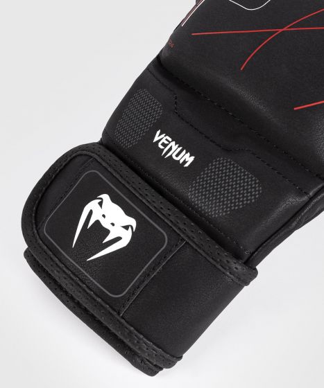 VENUM Tactical XT 格斗手套 - 黑/火焰红色