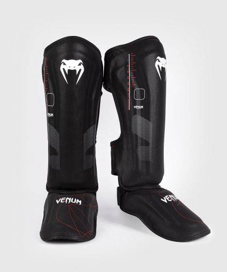 VENUM Tactical XT 护腿 - 黑/火焰红色