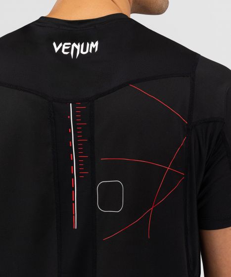 Venum Tactical XT 男士速干T恤 - 黑/火焰红色