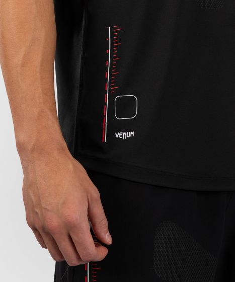 Venum Tactical XT 男士速干T恤 - 黑/火焰红色