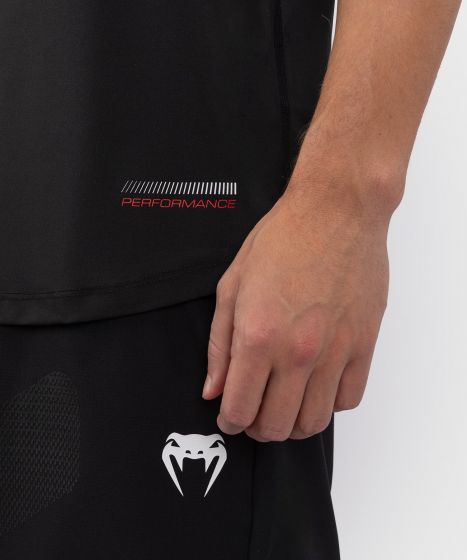 Venum Tactical XT 男士速干T恤 - 黑/火焰红色