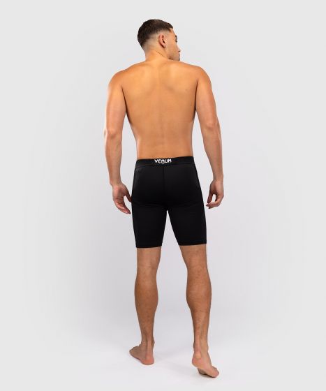 VENUM Tactical XT 男士紧身短裤 - 黑/火焰红色