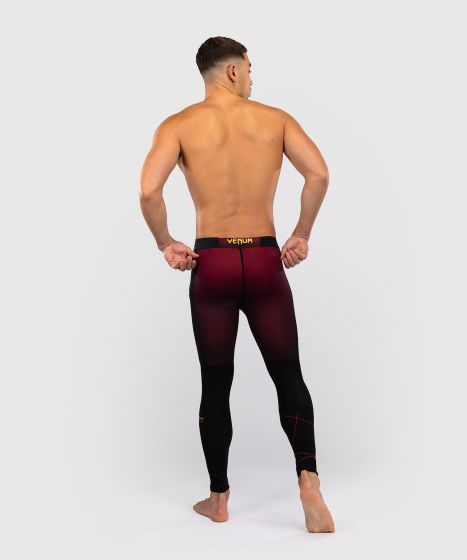 VENUM Tactical XT 男士紧身长裤 - 黑/酒红/金色