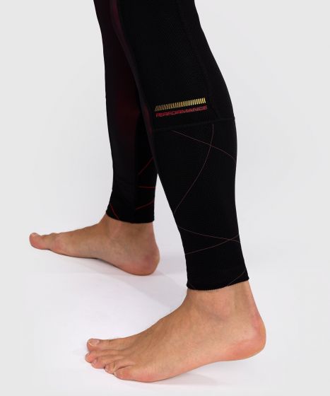 VENUM Tactical XT 男士紧身长裤 - 黑/酒红/金色