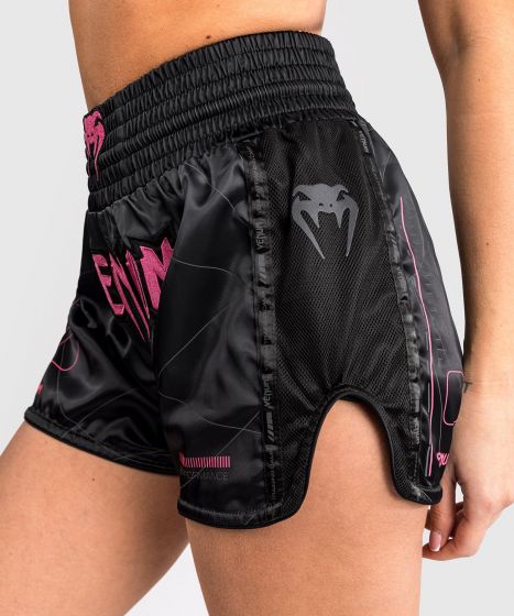 VENUM Tactical XT 女士泰拳短裤 - 黑/风暴灰色