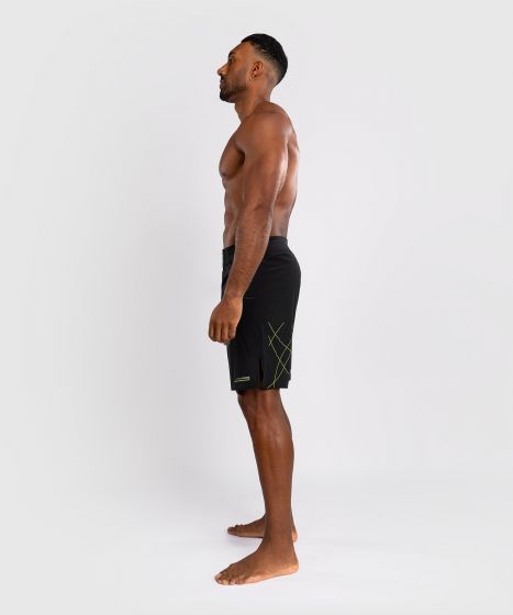 Venum Training Camp 4.0格斗短裤 - 黑/霓虹绿色