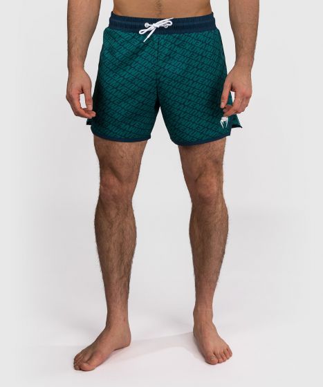 VENUM Echo 男士沙滩短裤 - 深蓝/翠绿色