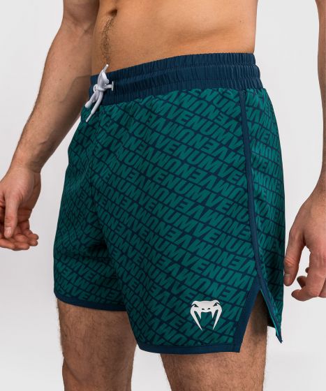 VENUM Echo 男士沙滩短裤 - 深蓝/翠绿色