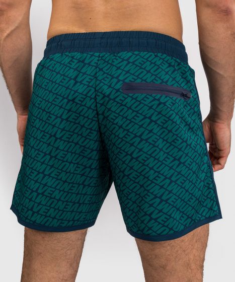 VENUM Echo 男士沙滩短裤 - 深蓝/翠绿色