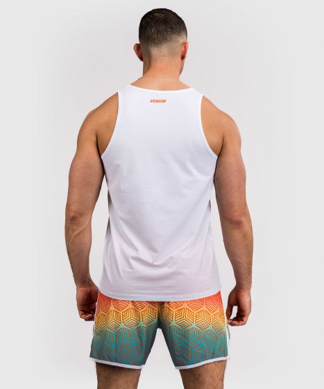 VENUM Echo 男士背心 - 白/日落橙色