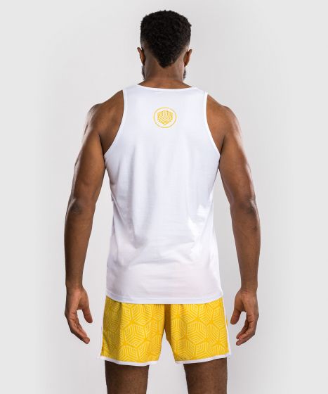 VENUM Octane 男士背心 - 白/亮黄色