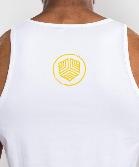 VENUM Octane 男士背心 - 白/亮黄色