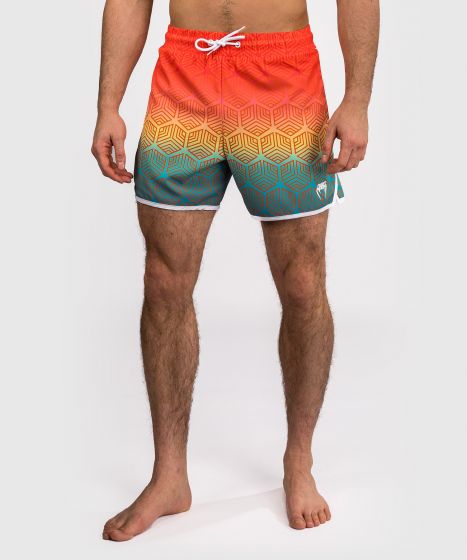 VENUM Octane 男士沙滩短裤 - 日落橙/天蓝色