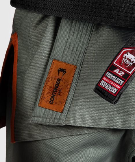 Venum Contender Evo 2.0 巴西柔术道服 - 深森林绿色