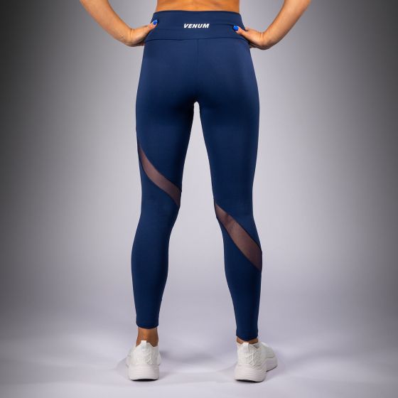 Venum Halo 女士紧身长裤 – 靛蓝色