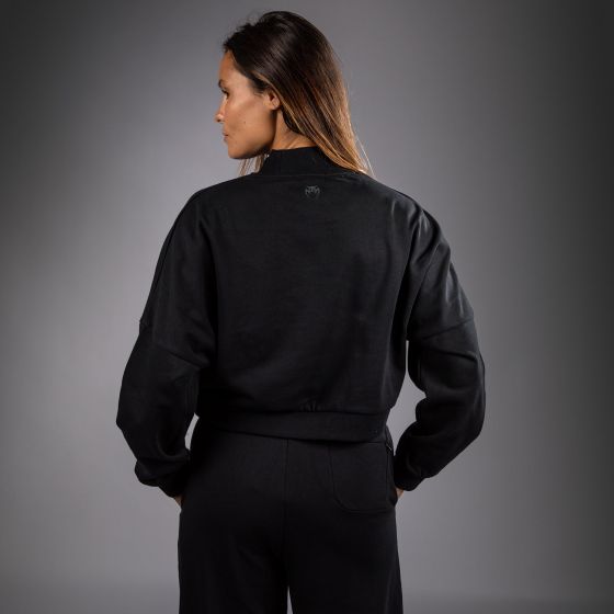 VENUM Pulse 女士短款卫衣 - 黑/白色