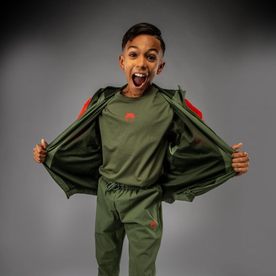 VENUM Vectra 儿童运动夹克 - 军绿/橘色