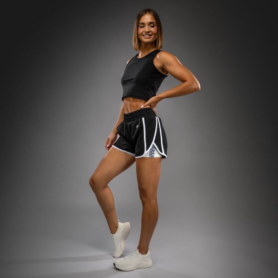 VENUM Twilight 女士训练短裤 - 黑/白色