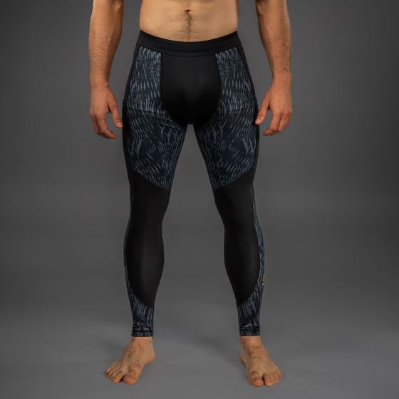 VENUM × Chimaev Wild Borz 男士紧身长裤 - 黑/灰色