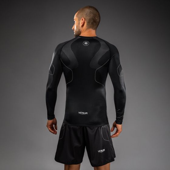 VENUM Nexus 男士长袖紧身衣 - 黑/银色