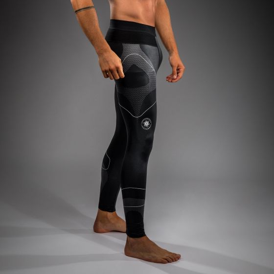 VENUM Nexus 男士紧身长裤 - 黑/银色