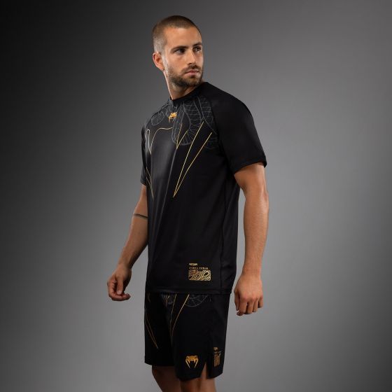 VENUM Serpenti 男士速干T恤 - 黑/银/金色