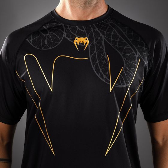 VENUM Serpenti 男士速干T恤 - 黑/银/金色