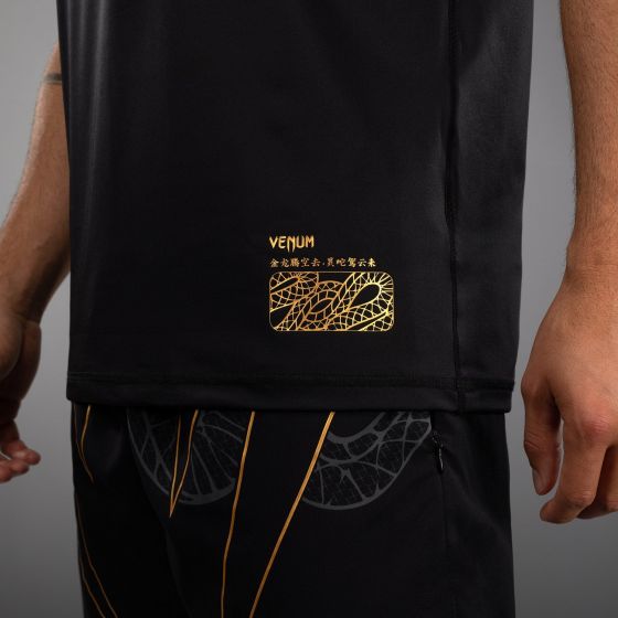 VENUM Serpenti 男士速干T恤 - 黑/银/金色
